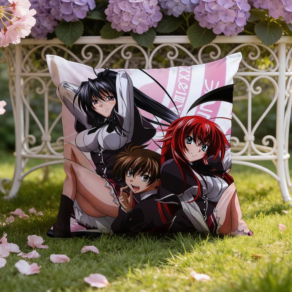 H-High School DxD Наволочка для подушки Домашняя и автомобильная Двухцелевая наволочка: Двусторонняя конструкция для максимального комфорта