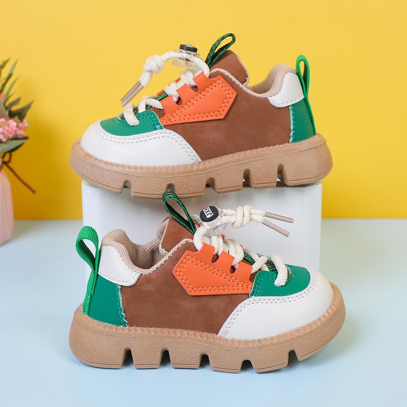 Sneakers for Kids Boys Girls Children's High Quality Velcro Sport Shoes Breathable Tennis Shoes Soft Sole Anti-slip Running Shoes