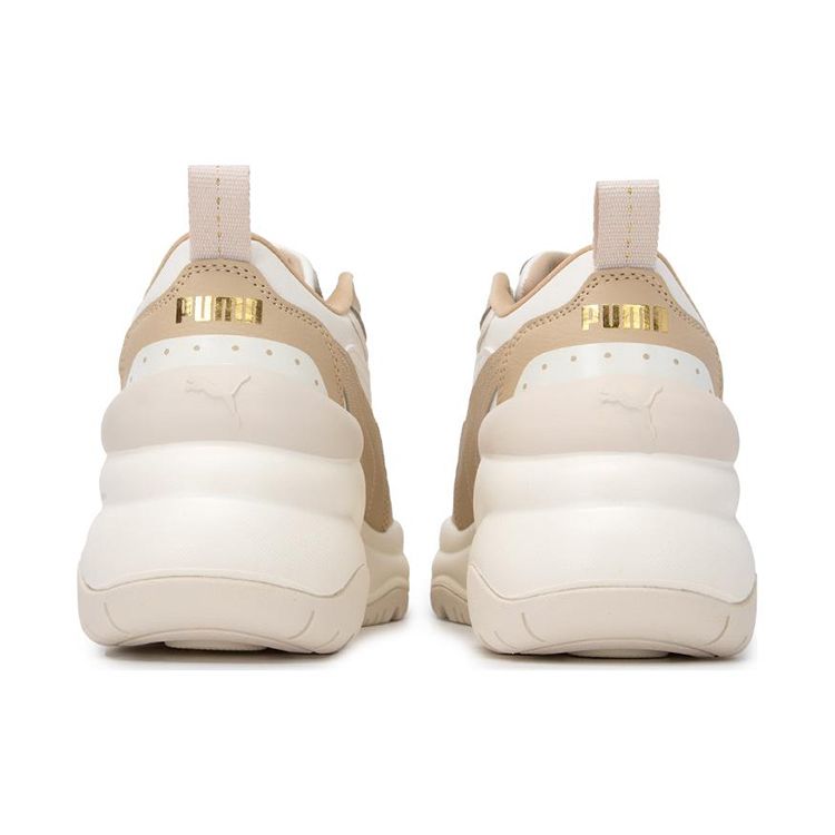 Puma Кроссовки женские Cilia Wedge Warm White Toasted Almond Cream Gold 393915-04