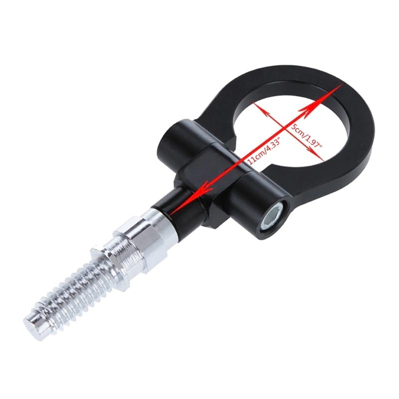 Heavy-Duty Racing Towing Car Tow Hook Front Bumper Trailer Ring Eye Towing Tow