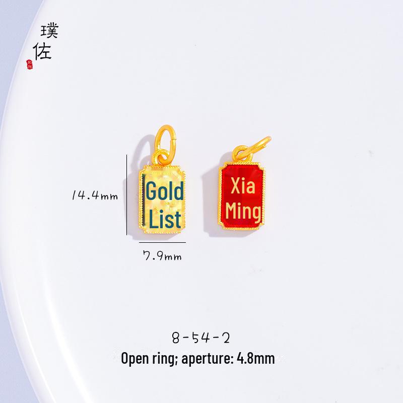 Подвеска в виде золотого песчаного дракона и феникса с кошачьим когтем для женщин