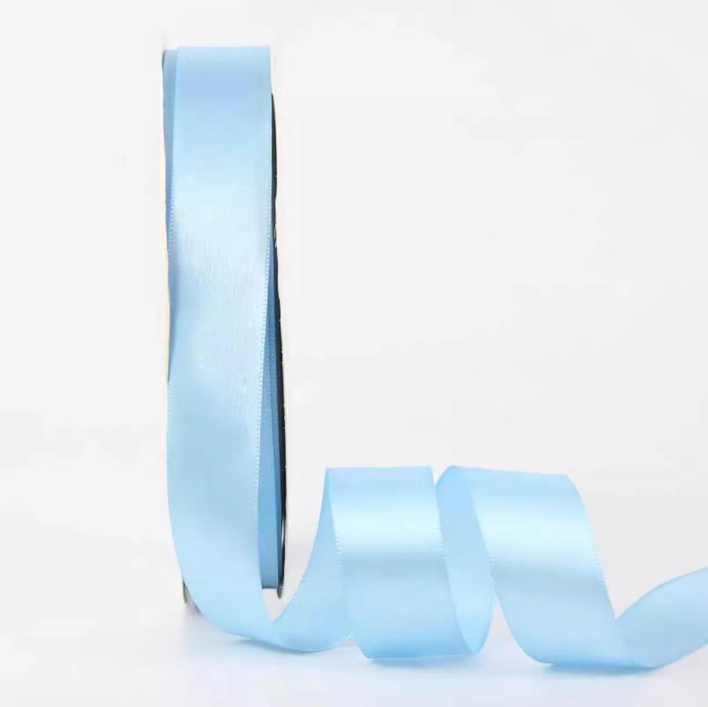 2,5 см Высококачественная однотонная красная шелковая лента для подарков, букетов и упаковки коробок для тортов