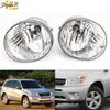 Для Toyota RAV4 2004-2005 Передний бампер Противотуманная фара Ходовые огни Прозрачная линза Пара