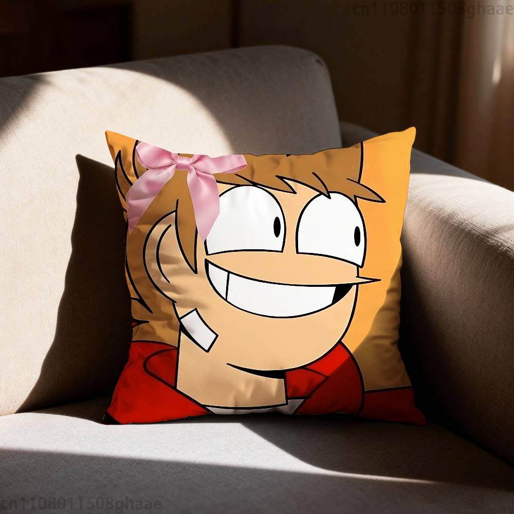 Аниме Eddsworld Тор Наволочка Диван Гостиная Спальня Изголовье Спинка Подушка Квадратная Подушка Время Сна