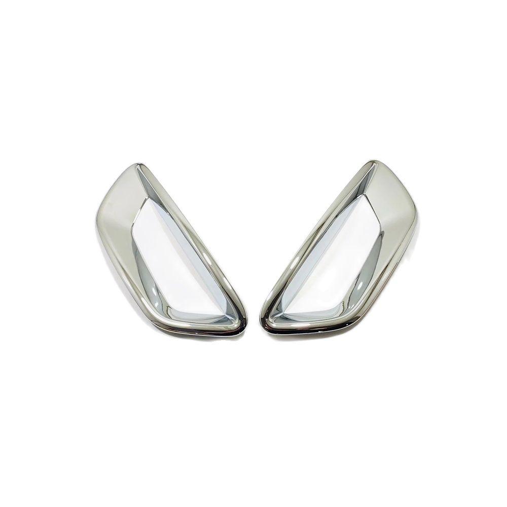 Для Great Wall Cannon GWM Poer Ute-2022 Хромированная передняя противотуманная фара автомобиля, рамка, крышка, накладка, молдинг, декоративные аксессуары