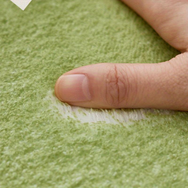 Ковер из полиэстера с высоким ворсом - пушистый нескользящий моющийся ковер с полосатым цветочным узором, машинного плетения нестандартной формы для спальни, гостиной