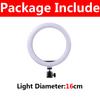 LED Ring Light Dimmable Selfie Ring Light USB Ring Lamp Photography Light With Phone Holder For Makeup Phone Video Live Lamps