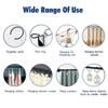 12PCS Rust Proof Shower Curtain Hooks Anti-Drop Curtain Rings  Shower Curtains