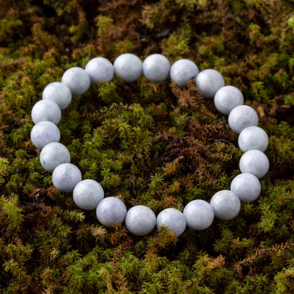 14cm Itoigawa Natural Jadeite Japanese National Jomon Power Stone Jadeite Workshop Special Paulownia Wood Quality Guarantee BR0241 (8mm beads, size)