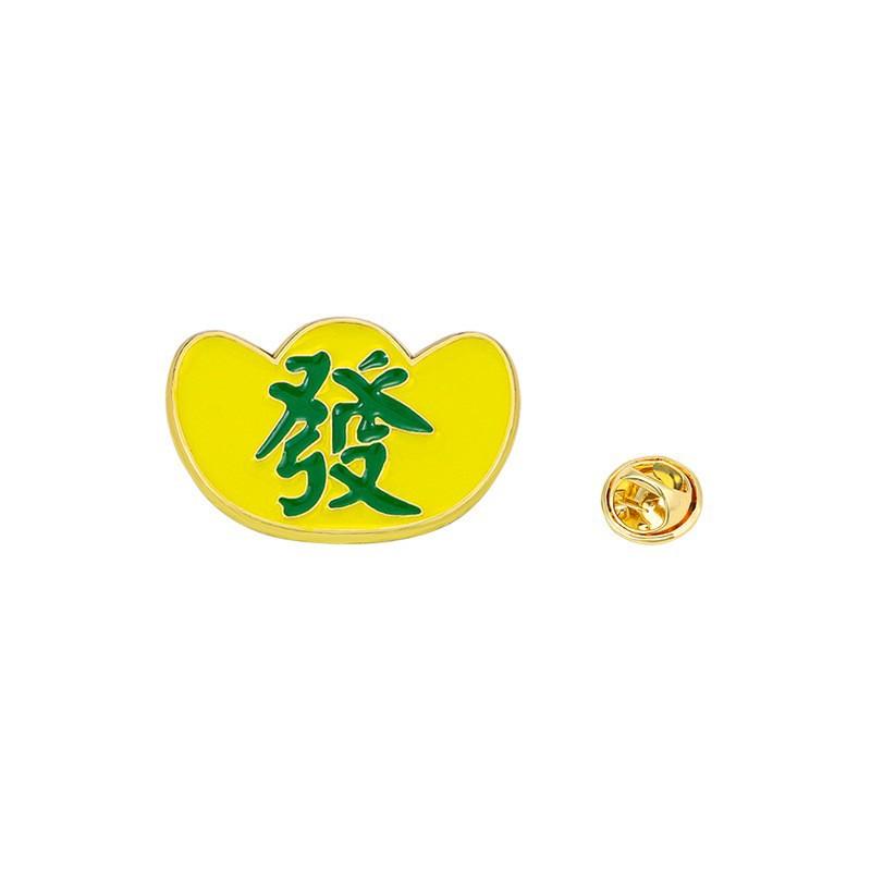 Zinc Alloy Enamel Dropping Brooch, Cute Cartoon Lucky Panda Snake Pattern 2025 Year of the Snake, New Year Festival Decorative Lapel Pin Badge