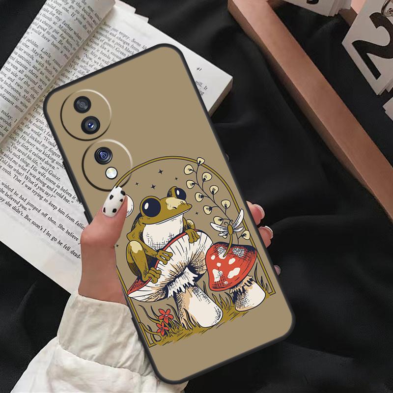 Коттеджкор Лягушка Эстетика Для Honor Magic 8 6 7 Pro Чехол Для Honor X9d X9c X9b X9a X8c X8b 200 400 50 70 90 Lite Win RT