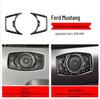 Комплект отделки салона из углеродного волокна для Ford Mustang: Консоль, Рулевое колесо, Рычаг переключения передач, Воздуховод