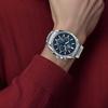Casio EDIFICE 100 meters waterproof solar quartz movement stainless steel strap Japanese and Korean watch men's watch blue dial EFB-520SBD-2AVUPR