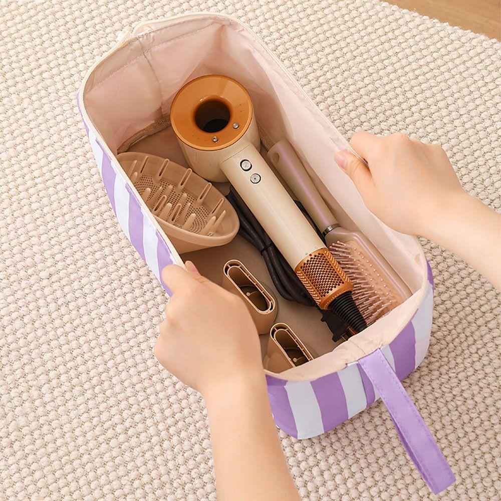 Dustproof Hair Dryer Storage Bag Soft Curling Iron Carrying Case Curler Storage Bag Home Storage