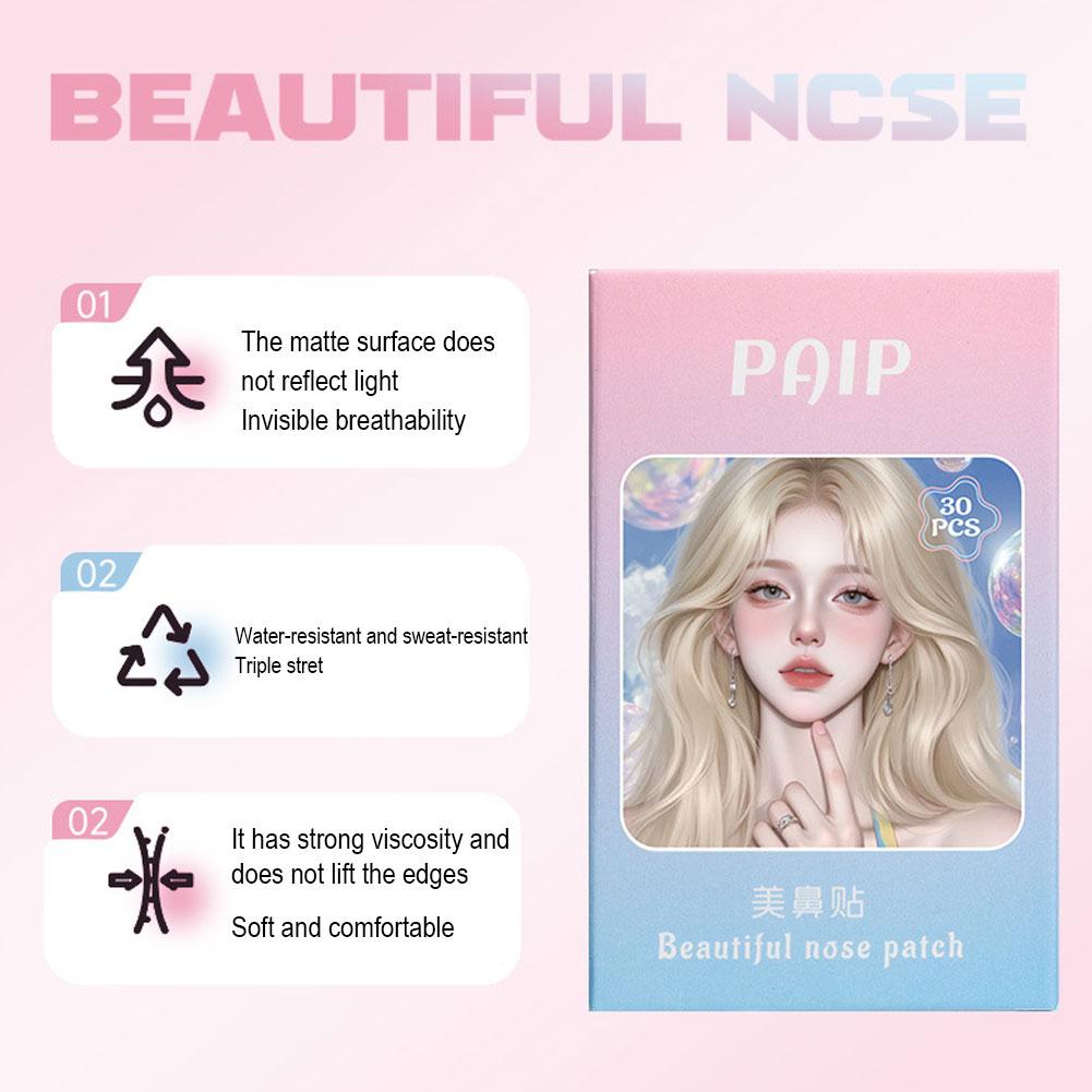 Transparent PE Breath Nasal Strips 2 Supports Stop Makeup Patches Better Nose Breathing Sleepin A4S2