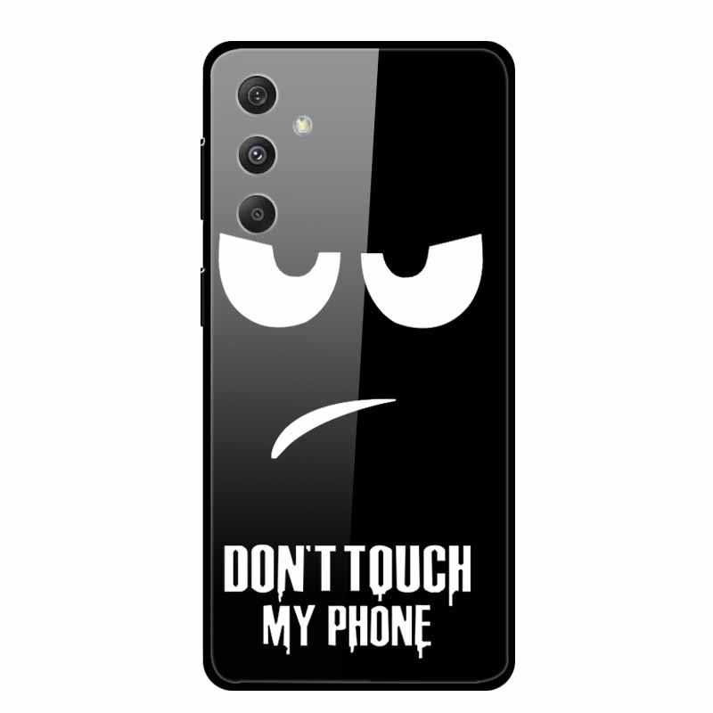 Tempered Glass Case For Samsung Galaxy A55 5G Glass Case Hard Back Cover Soft Bumper For Samsung A55 Case A 55 Phone Cover Coque