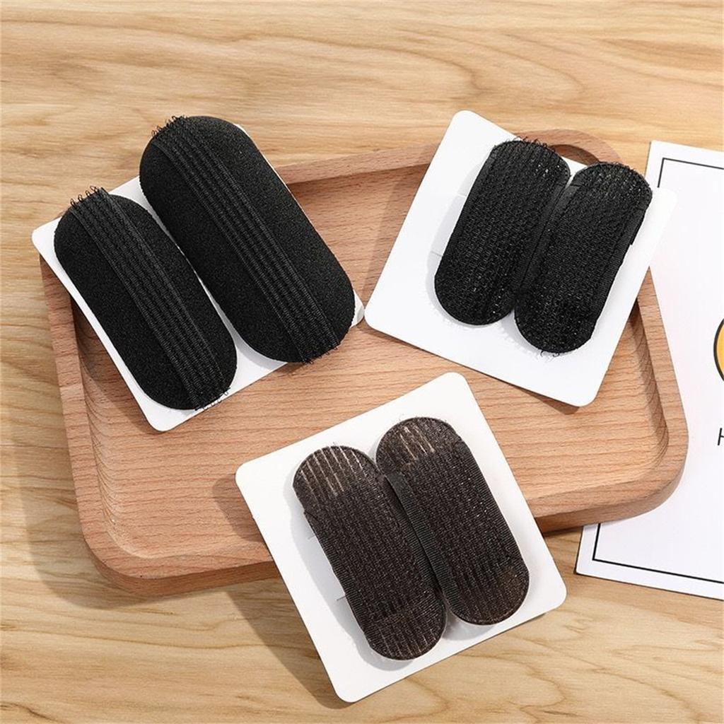 2PCS Women Hair Clips Sponge Bump It up Volume Base Hair Inserts Invisible Hair Pins Holder Padding