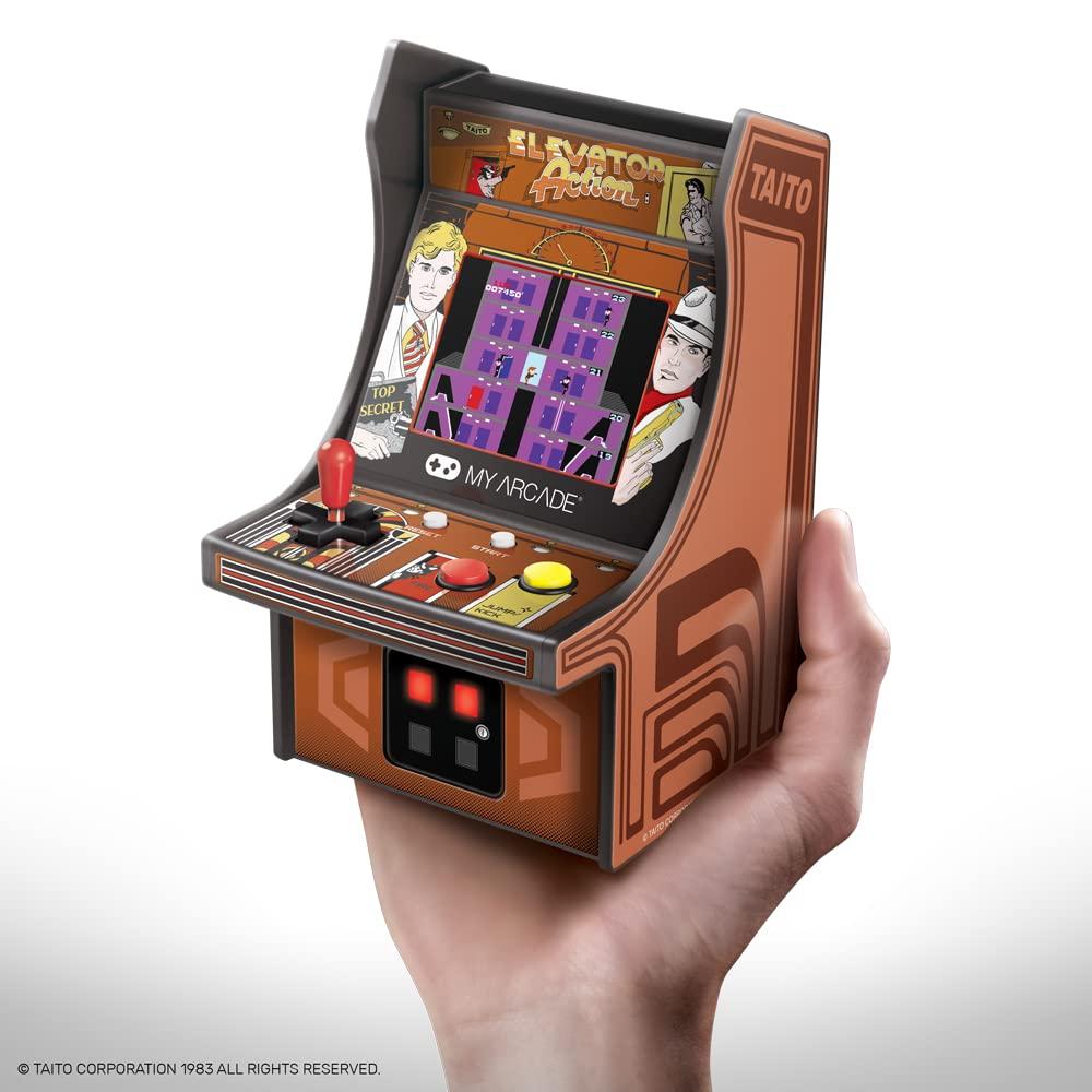 MyArcade 6,75-дюймовая ретро-мини-игра Elevator Action, коричневая DGUNL-3240