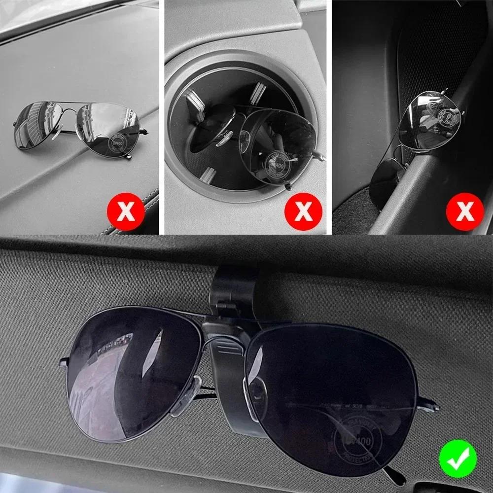 Car Stickers For Alfa Romeo Sunglasses Clip Auto Sun Visor Car Glasses Case Card Ticket Pen Holder For Alfa romeo giulietta giul zxb894