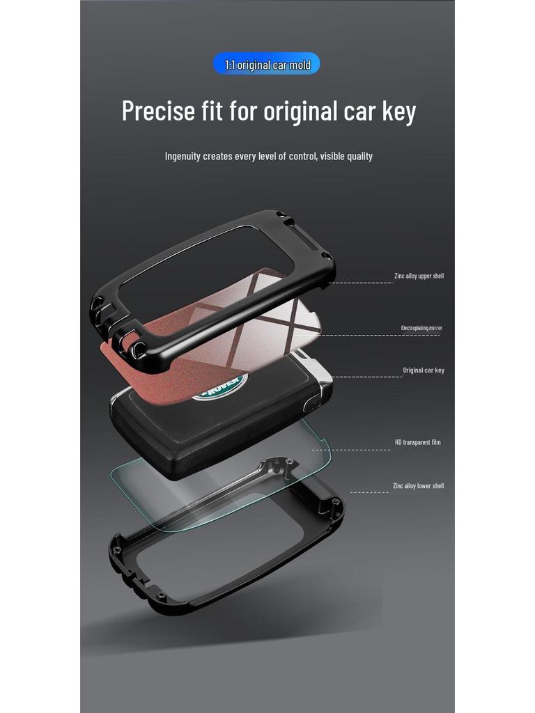 Jaguar XFL/XEL Car Key Case - Compatible with F-Pace, XJL, XF, F-Type