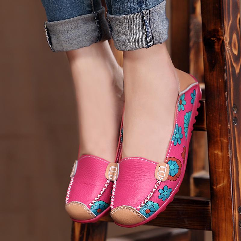 Женские лоферы, модная обувь для мам, женские туфли-лодочки, кожаная повседневная обувь, женские туфли на плоской подошве