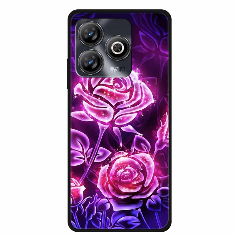 Для ZTE Blade A75 4G Чехлы Z2359 Черный Бампер Мягкий Силиконовый Чехол для ZTE Blade A 75 4G TPU Защита Ударопрочные Чехлы на Z2359