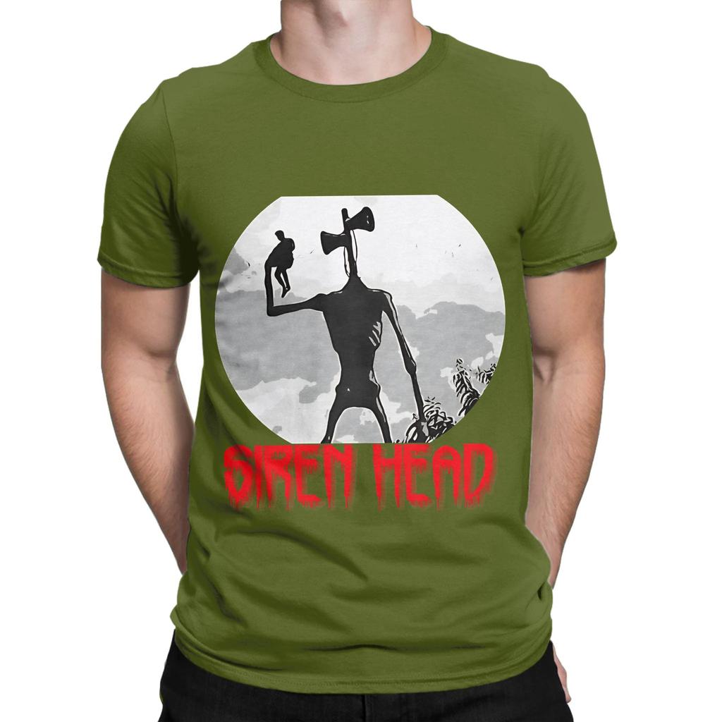 Siren Head white Graphic 100 Cotton TShirt Siren Head Tees Tops For Unisex