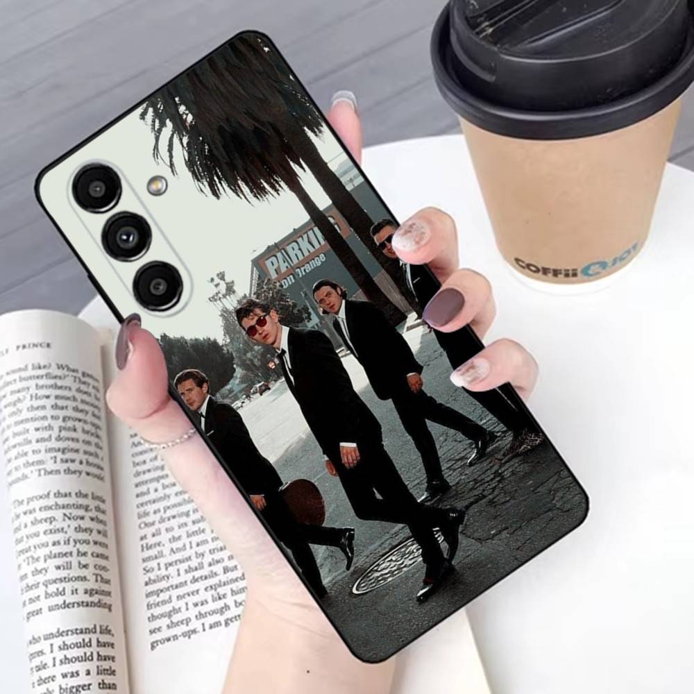 Чехол для телефона N-Neighbourhood для Samsung S 25,24,23,22,30,21,10,9,Ultra,Plus,Lite,FE,4G,5G Черный Мягкий Чехол