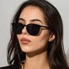 Square Small Sunglasses Women Rectangle Frame Purple Colorful Sun Glasses Female Retro Gradient Hip Hop Shades Uv400