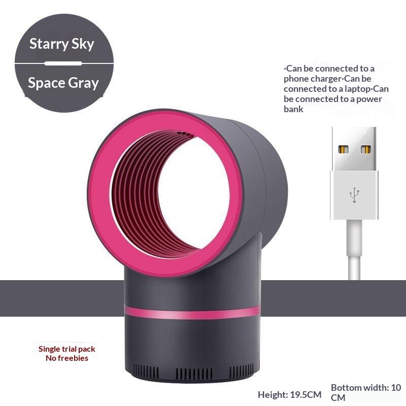 USB-зарядка 2026 Лампа от комаров для использования в помещении, в спальне Бесшумная и портативная