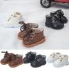 Fashion Clothes Accessories 3 Colors Doll Leather Shoes Doll Shoes 20cm Cotton Doll/1/12 Dolls