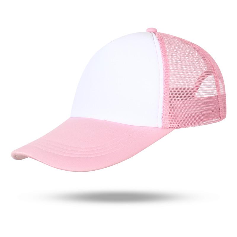 280gsm Adult Outdoor Unisex Blank Plain Sponge Net Cap Trucker Hats Custom Hats Promotional Trucker Hats