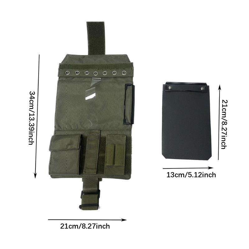 Pilot Kneeboard Clipboard Flexible Tablet & Pen Holder Notepad Holder for Professional Pilots General Aviation Classic Kneeboard