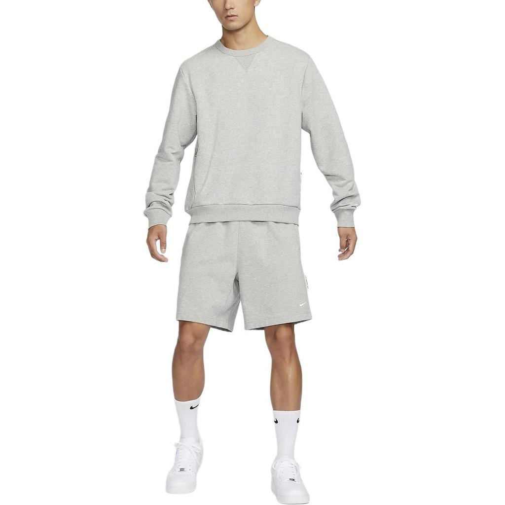 Nike STANDARD ISSUE DRI FIT Sweatshirt Men's Gray FZ0221-063
