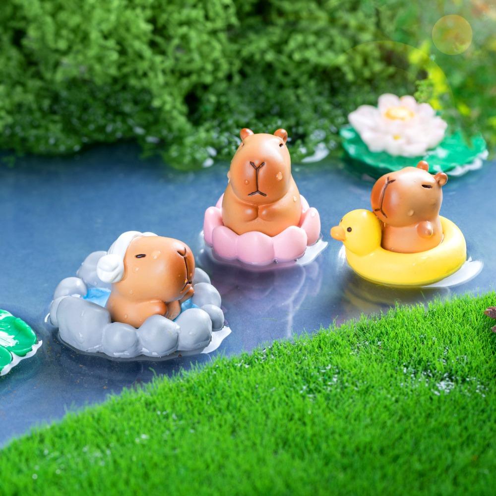 Take Bath Simulation Capibara Model Swimming Capybara Animals Figures  Children
