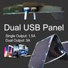 Складная 5 В 100 Вт двойная USB солнечная панель водонепроницаемое солнечное зарядное устройство для мобильного телефона походы на открытом воздухе