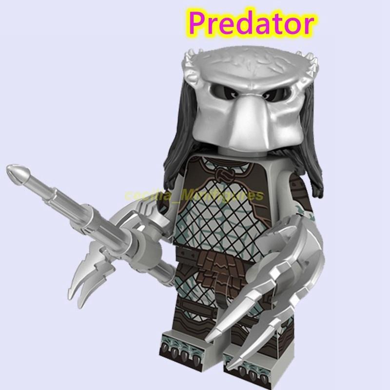 Совместимость с минифигурками Lego Alien VS Predator, гаражные комплекты, строительные блоки, игрушки для детей