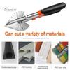 Trunking Miter Shears with Ergonomic Handle Safety Lock Design Angular Cutting Multifunctional Molding Angular Trim Cutter Hand Tool