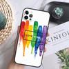 Gay Pride Flag Case For iPhone 15 11 12 13 14 Pro Max XS XR X 7 8 Plus 12 13 Mini 16 Pro Max Soft Cover