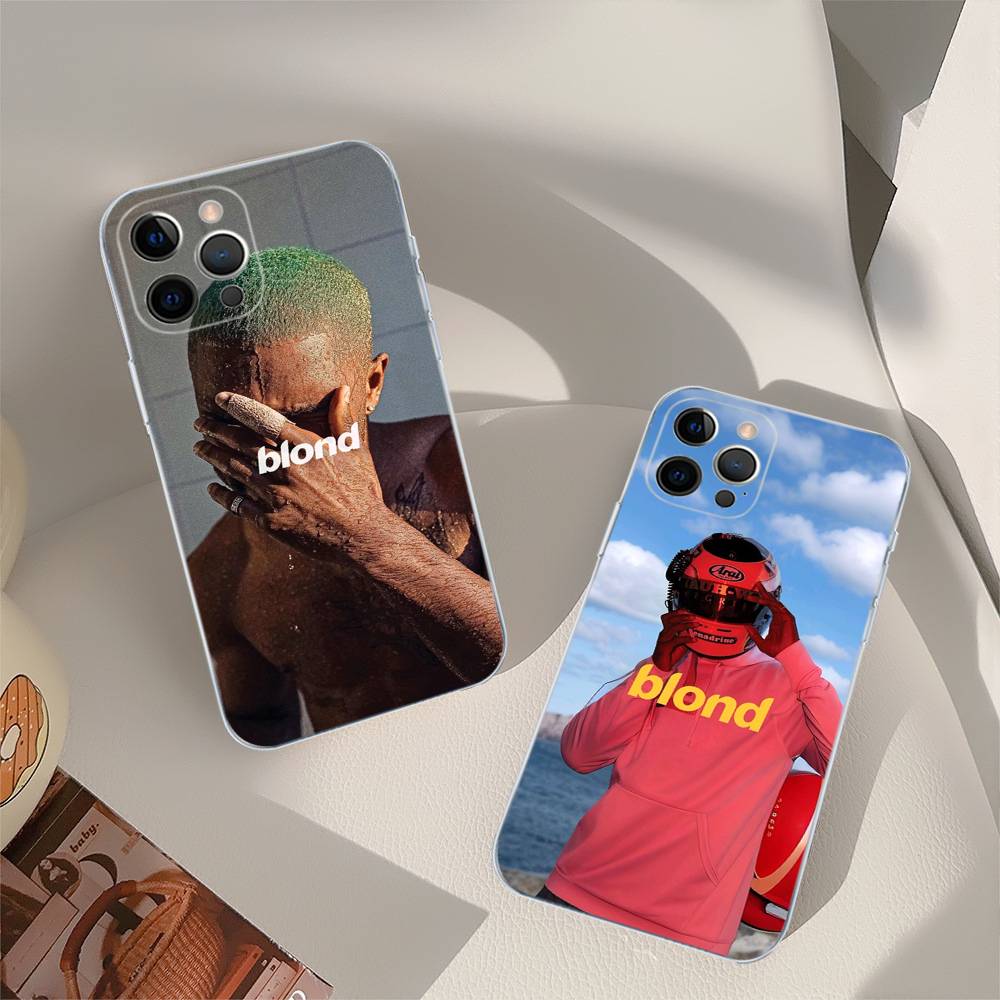 Singer Frank Blonde Oceans Hot For iPhone 17 16 15 14 13 12 11 Pro Max Plus mini Funda For Transparent Cover