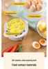 AUX 108B Multi-Functional Egg Boiler with Automatic Power-Off, Stainless Steel, Double Layer Mini Steamer