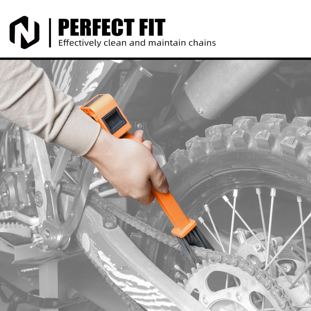 Gear Chain Cleaning Brush Tool For KTM EXC 300 For Husqvarna TE 300 GasGas EC Beta RR 300 Honda Yamaha Suzuki Kawasaki Sherco