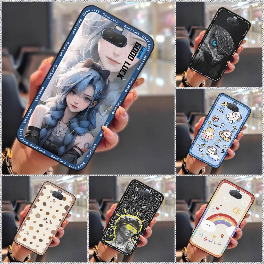 Durable Waterproof Phone Case For Sony Xperia 20/Xperia 8 Fashion Design Silicone protective Anti-dust Cute TPU Cartoon