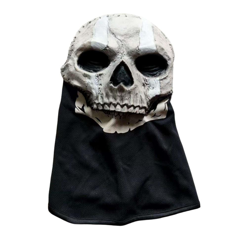 Call Of Duty Warzone Mask Call Of Duty Game Skull Ghost Face Mask Black Cloth Skull Hood