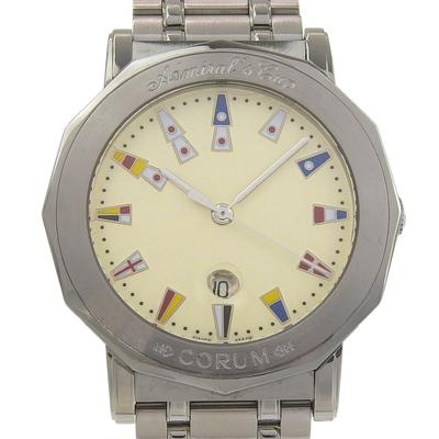 Admirals Cup Watches 99.430.20 V585 IvoryDial Stainless Steel Quartz Analog Display Mens Used