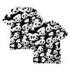 Men's 3D Printed T-Shirt Panda Pattern Print Short Sleeve O-Neck Pullover Casual Top