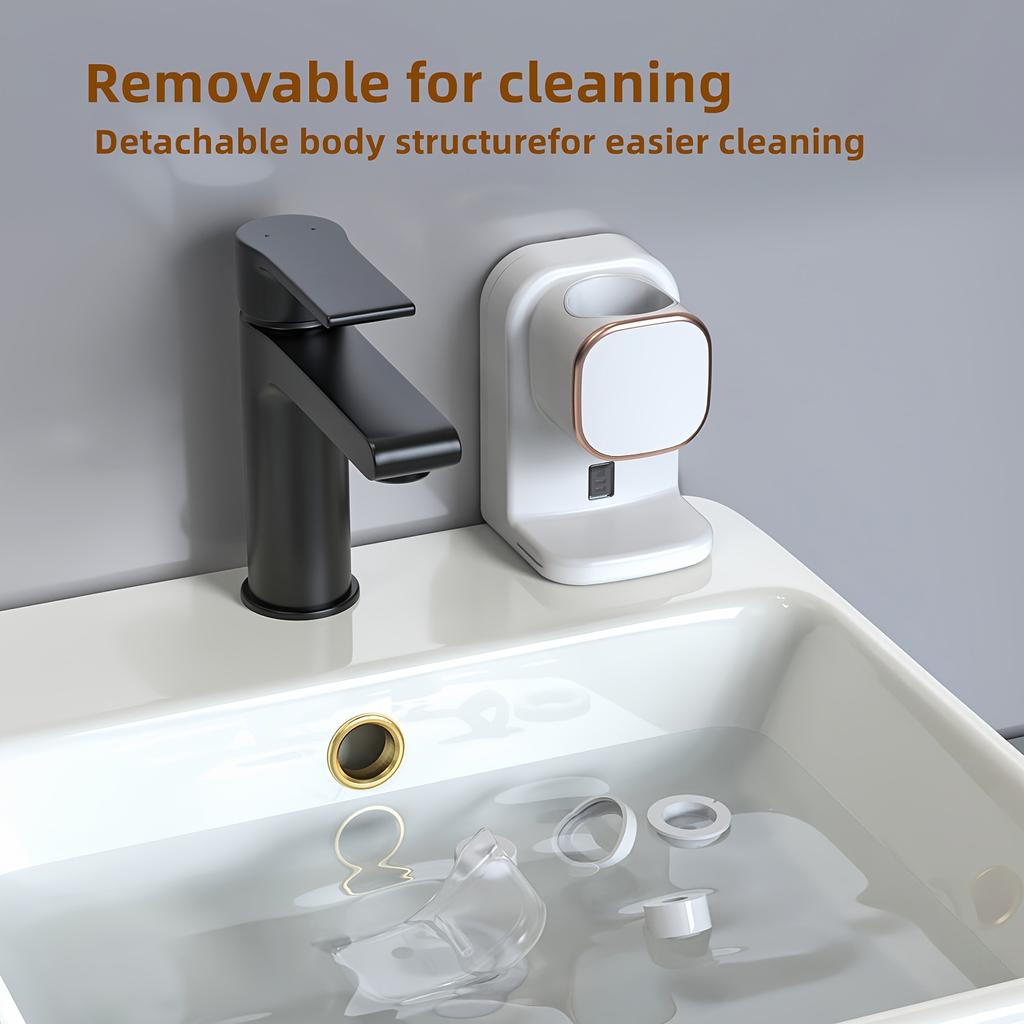 1pc Intelligent Induction Toothpaste Squeezing Dispenser Machine, Fully Automatic Household Electric Automatic Squeezing Toothpaste Machine