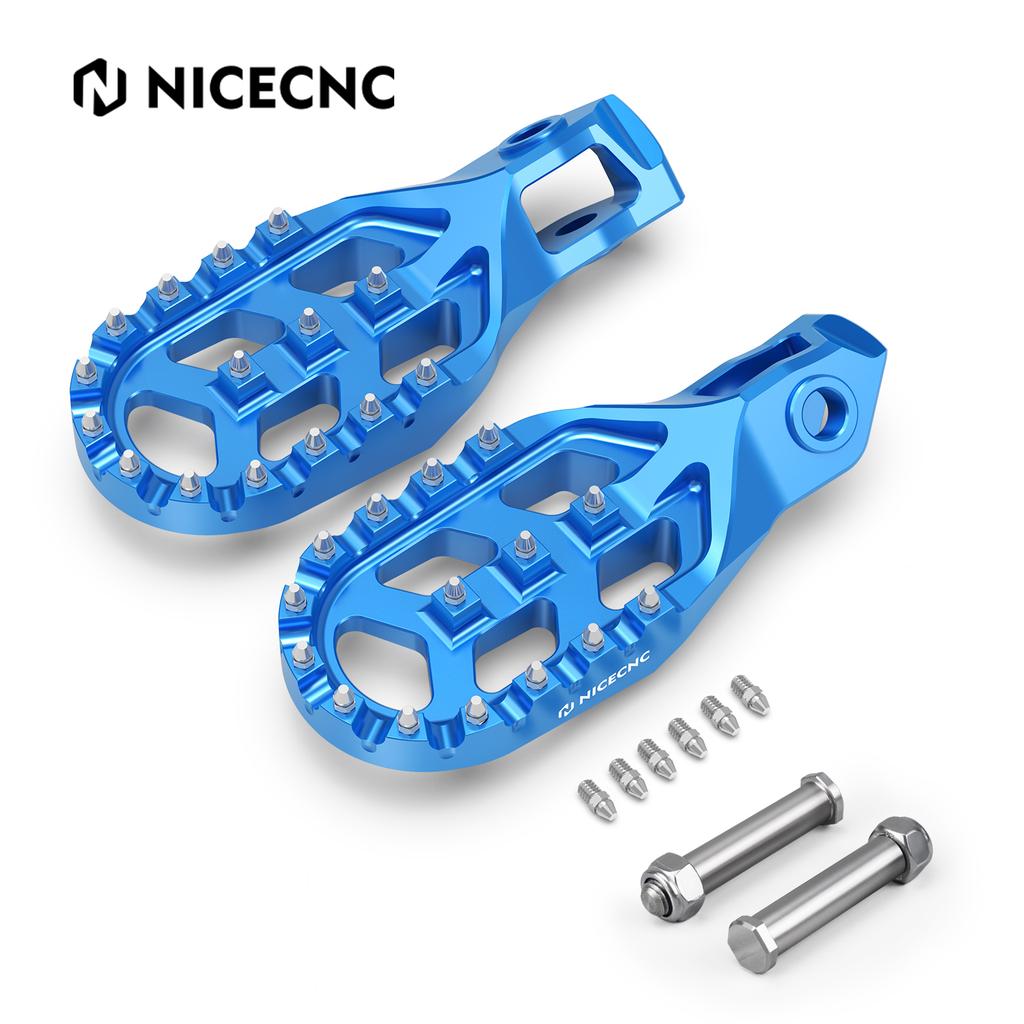 NICECNC For KTM EXC 300 2024 Forged Aluminum Footrest Footpegs Mount Pins For KTM EXC-F 350 SXF 450 Husqvarna TE300 GasGas EC300