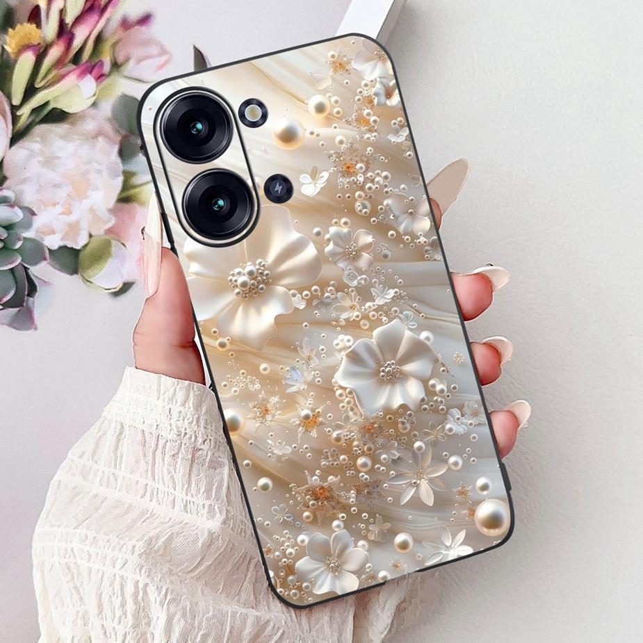 Чехол для Itel P40 Plus P683L Милый Кот Счастливая Рыба Кои Расписная Крышка Мягкий Силиконовый Чехол для Телефона Для Itel P40 P 40 P662L ItelP40 P40+ Сумки