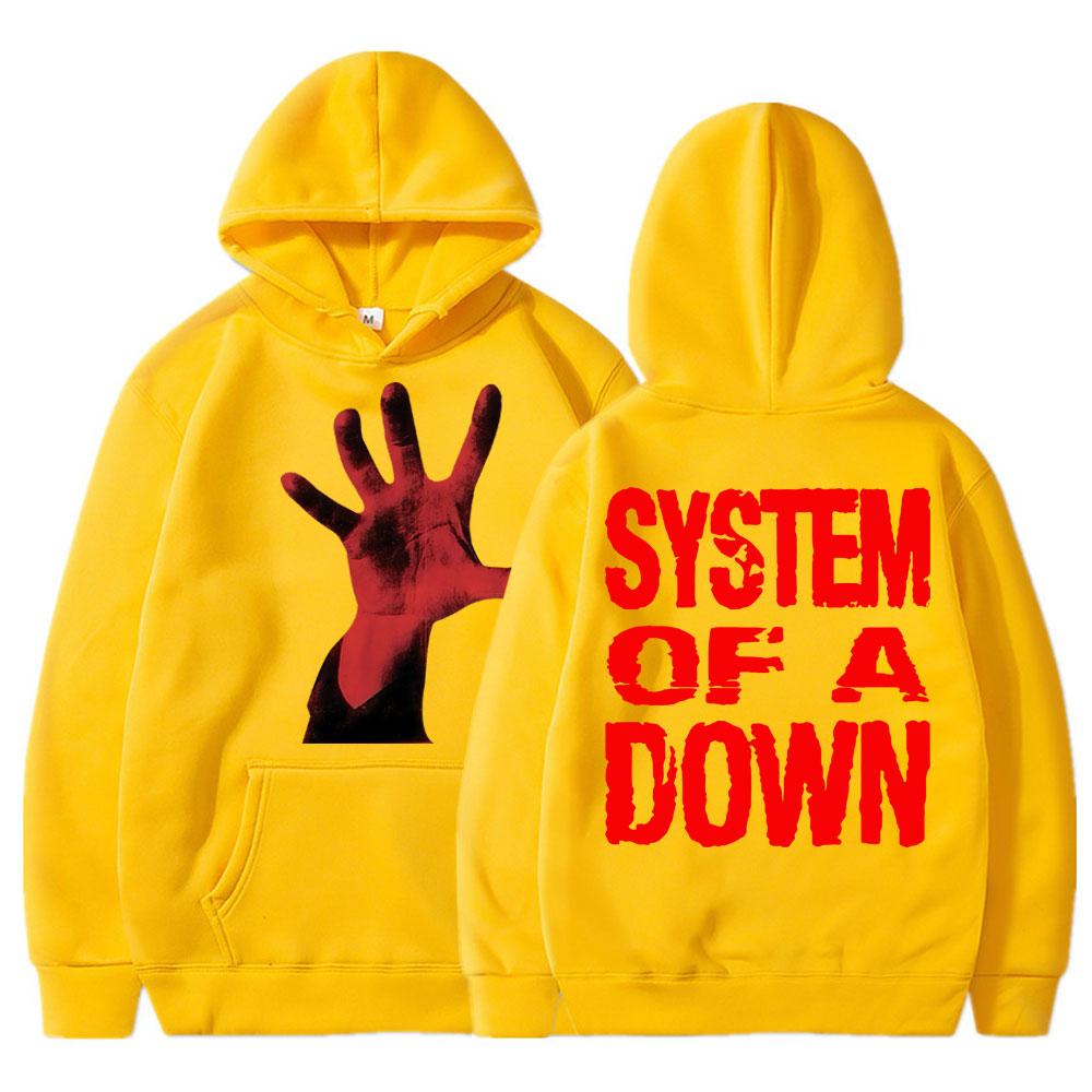 Rock Band System of A Down Худи с логотипом группы Модный Металл Готика Харадзюку Хип-Хоп Толстовка Мужская Женская Спортивный костюм